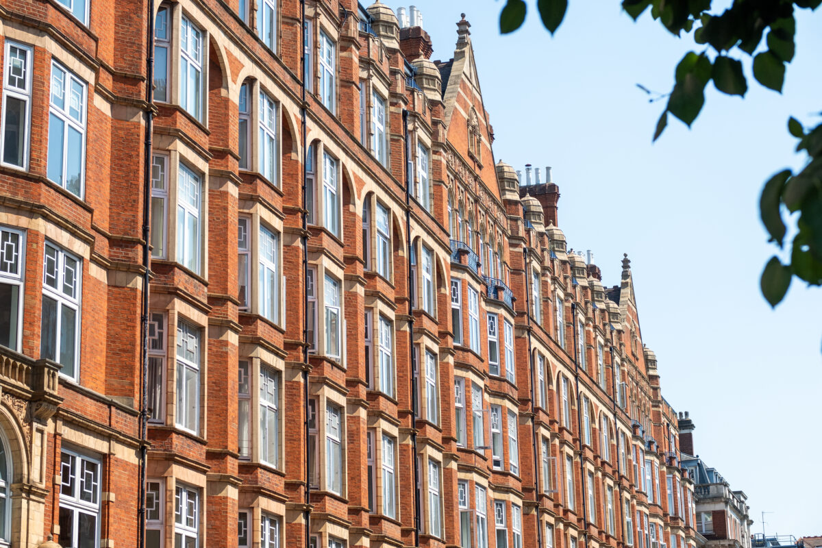 Marylebone London Luxury Red Brick Mansion Buildings