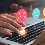 Survey customer Show dissatisfaction, male customers express sad